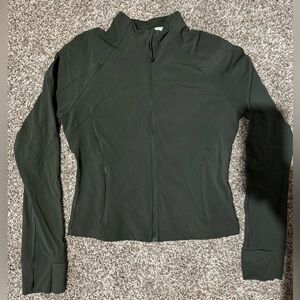 Lululemon Nulu Cropped Define Jacket. Size 10. Dark Olive. Like New.